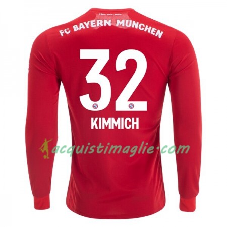 Divisa di Calcio Bayern Monaco Joshua Kimmich 32 Prima 2019/2020 Manica Lunga